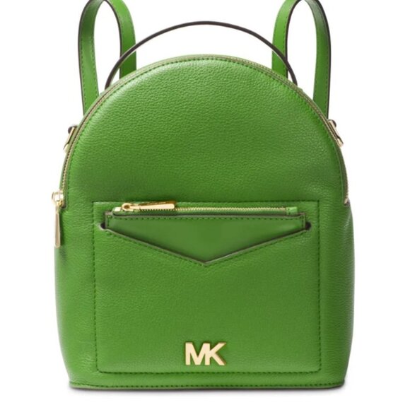 Michael Kors Jessa Small Pebbled Leather Convertible Backpack - Picture 1 of 15